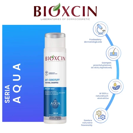 Bioxcin Aqua Thermal, antiroosshampoo, 300 ml