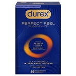 Durex Perfect Feel Premium Non-Latex, non-latex condoms, unique warm feeling, 16 pieces