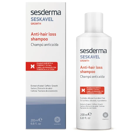 Sesderma Seskavel Growth anti-haaruitval kit, shampoo, 200 ml + masker, 250 ml