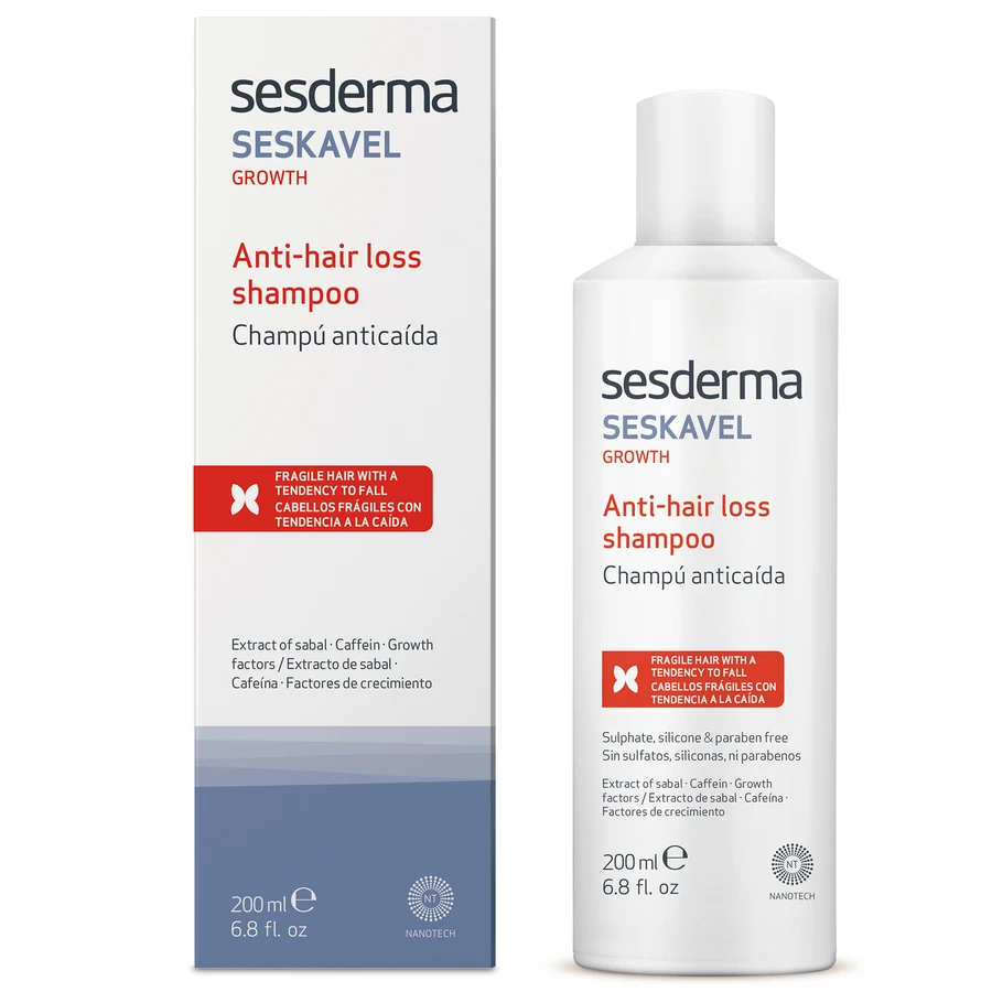 Sesderma Seskavel Growth anti-haaruitval kit, shampoo, 200 ml + masker, 250 ml