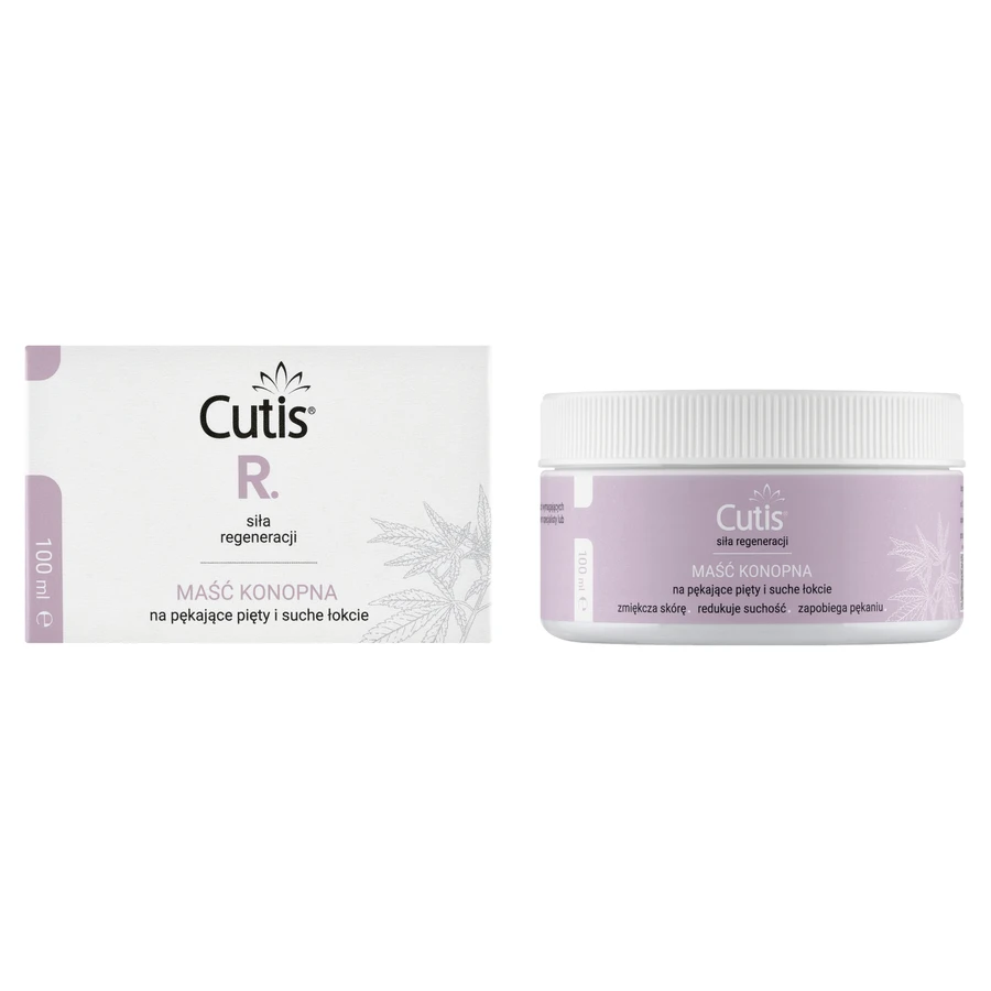 Cutis R-Regeneration, hemp ointment for cracked heels and dry elbows, 100 ml