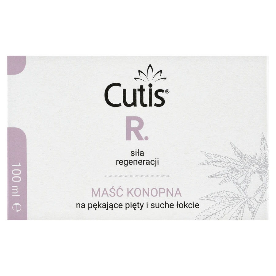 Cutis R-Regeneration, hemp ointment for cracked heels and dry elbows, 100 ml