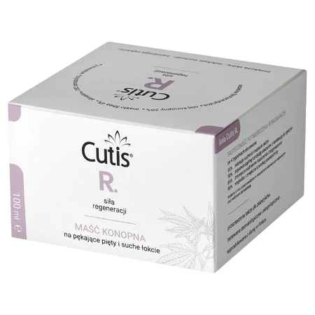 Cutis R-Regeneration, hemp ointment for cracked heels and dry elbows, 100 ml
