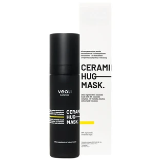 Veoli Botanica Ceramide Hug Mask, masque aux céramides ultra-régénérant avec 3% de complexe de céramides, 1% d'extrait de Centella Asiatica et du tréhalose, 50 ml