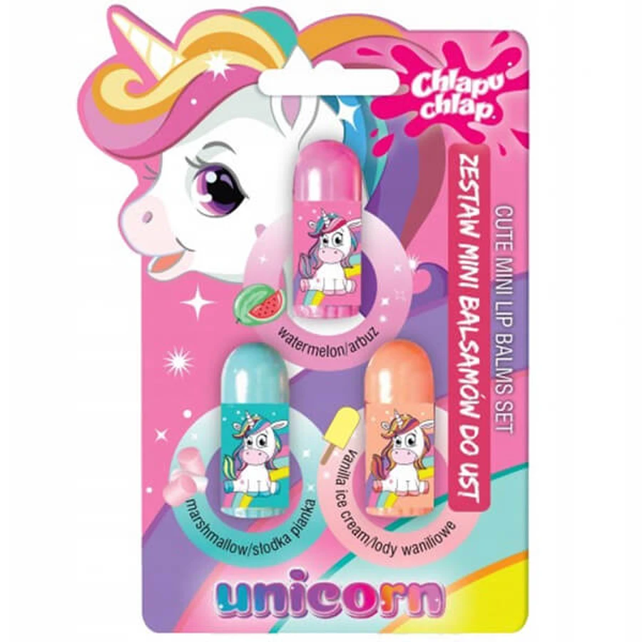 Splash Splash, mini lippenbalsems, vanaf 4 jaar, 3 x 1,8 g