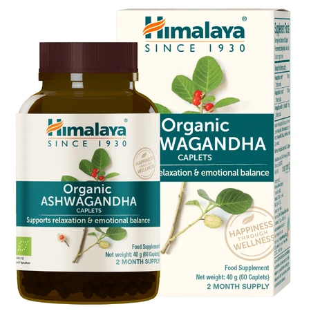 Himalaya Organic Ashwagandha set, 2 x 60 tablets