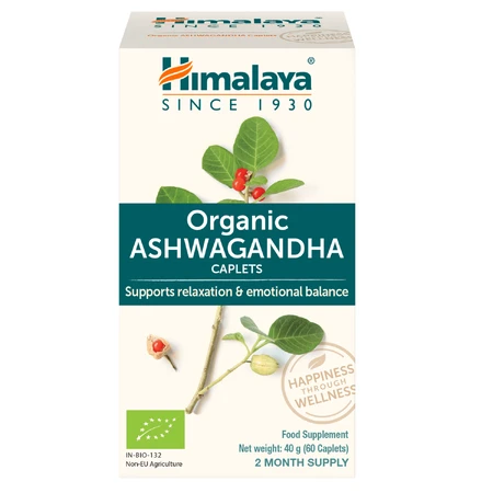 Himalaya Organic Ashwagandha set, 2 x 60 tablets