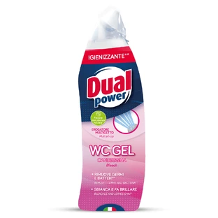 Dual Power, gel WC con blanqueador, 700 ml