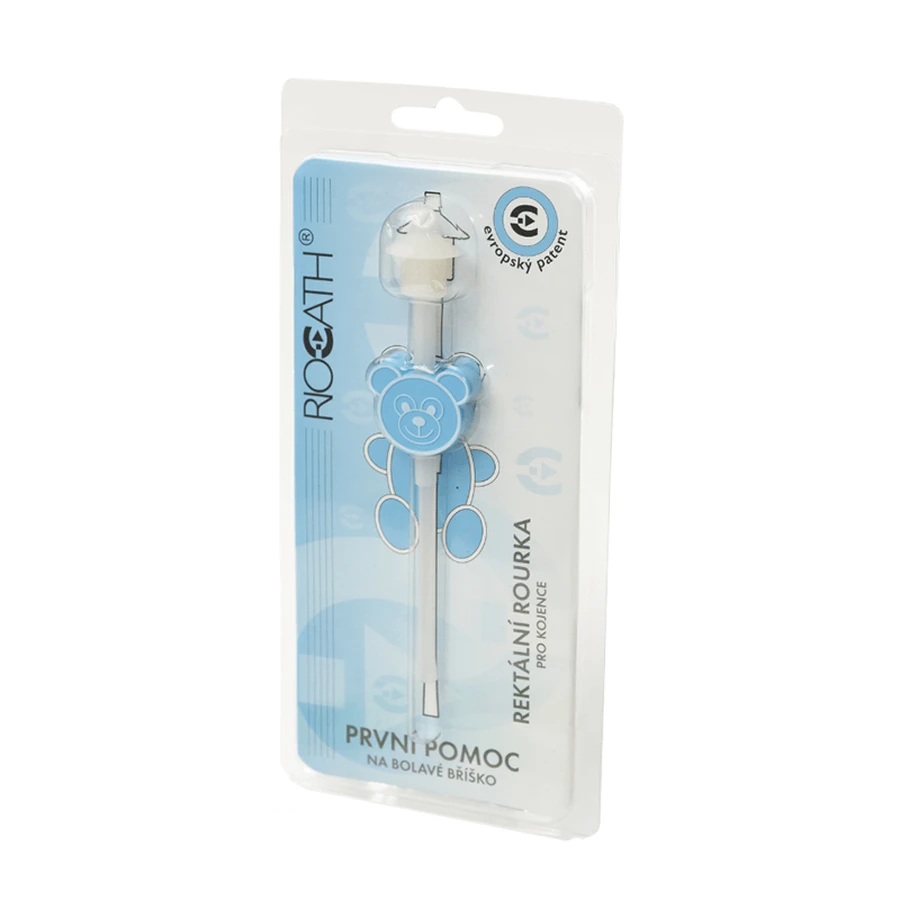 Riocath, rectal catheter, for infants for colic, blue, 1 piece