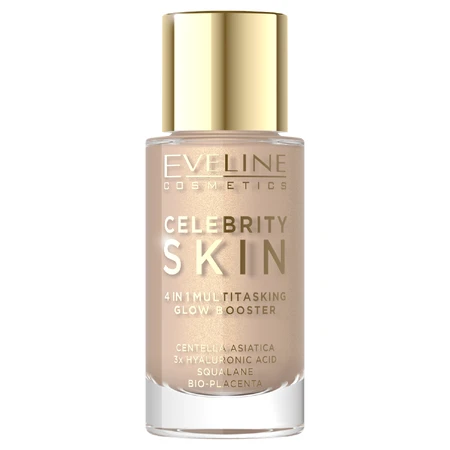 Eveline Cosmetics Celebrity Skin, base multifonctionnelle pour le visage, 02N Universal Tan, 30 ml