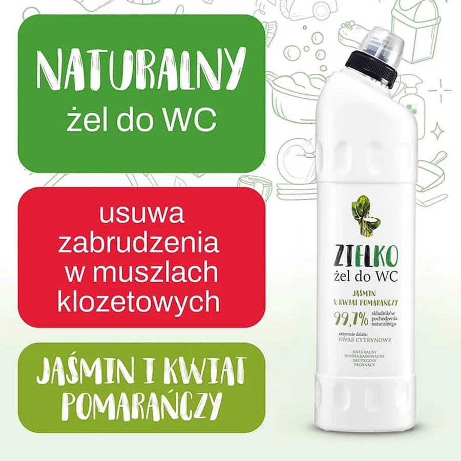 Zielko, Toilettengel, Jasmin und Orangenblüte, 750 ml