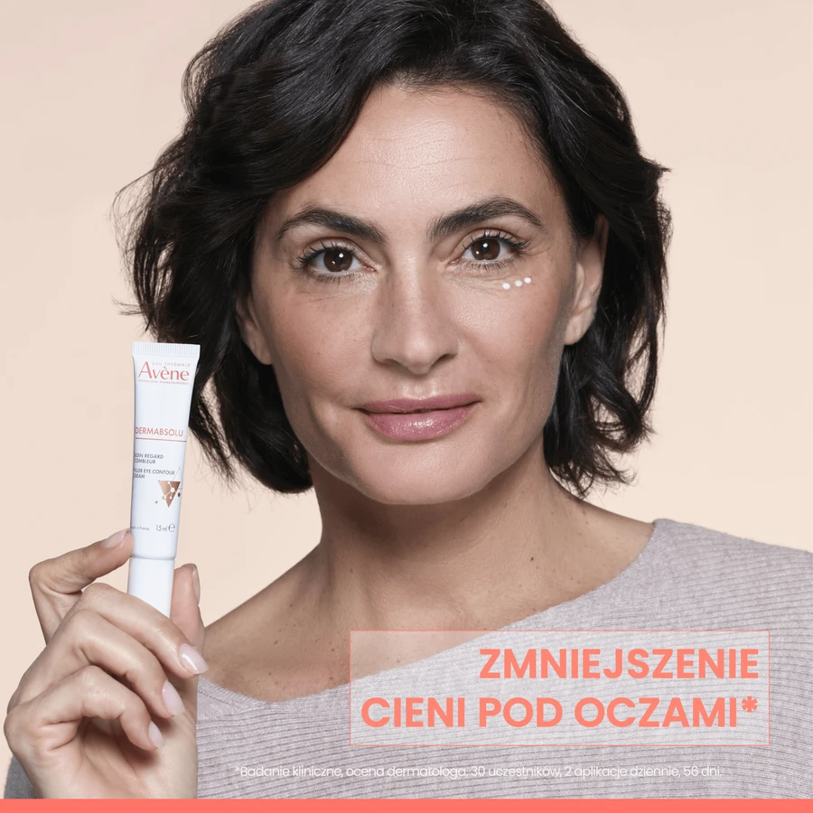 Avene Dermabsolu Advanced Firming Care Set, crema de noche lifting, 40 ml + crema rellenadora del contorno de ojos, 15 ml + serum restaurador del contorno facial, 30 ml