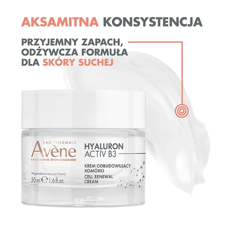 Avene Hyaluron Activ B3 day set, cell restorative cream, 50 ml + triple corrective action eye cream, 15 ml DAMAGED PACKAGE