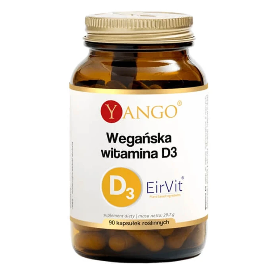 Yango Vegan Vitamine D3, 90 capsules