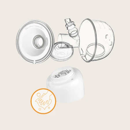 Lionelo Fidi Free Simple White Natural, freihändiger Schalenschnürer, einphasig, zweiphasig