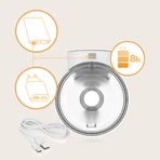 Lionelo Fidi Free Simple White Natural, freihändiger Schalenschnürer, einphasig, zweiphasig
