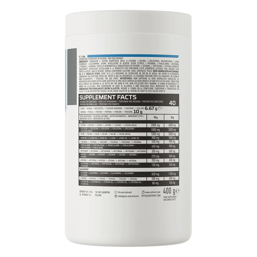 OstroVit EAA, arôme pamplemousse, 400 g