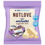Allnutrition Nutlove Snow White Michalki, candy with peanuts in white glaze, no added sugar, 200 g