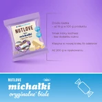 Allnutrition Nutlove Śnieżka Michałki Białe, Bonbons mit Erdnüssen in einer weißen Glasur, ohne Zuckerzusatz, 200 g