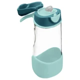 B.Box, water bottle with mouthpiece, tritan, children's bidon, Emerald Forest, from 3 years, 600 ml