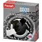 Paclan Silver Space Color Absorberende, zwarte washandjes, 10 stuks
