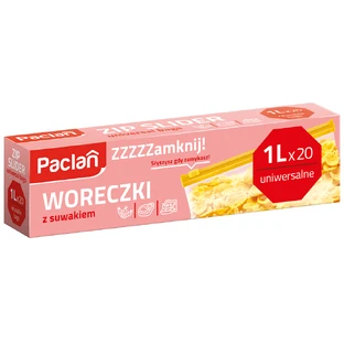Paclan, Ziplock-Beutel, 1 l x 20 Stück
