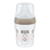 NUK Perfect Match, Anti-Kolik-Flasche mit Silikonsauger, Größe S, Herzen, ab Geburt, 150 ml