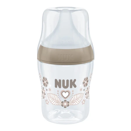 NUK Perfect Match, biberon anti-colique avec tétine en silicone, taille S, cœurs, dès la naissance, 150 ml