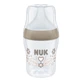 NUK Perfect Match, antikoliekfles met siliconenspeen, maat S, hartjes, vanaf de geboorte, 150 ml