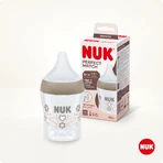 NUK Perfect Match, biberon anti-colique avec tétine en silicone, taille S, cœurs, dès la naissance, 150 ml