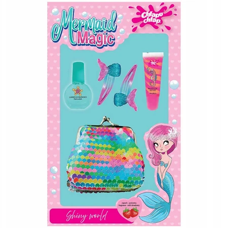 Chlap Chlap Mermaid Magic, Geschenkset mit Geldbörse und Haarspangen, ab 5 Jahren