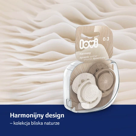 Lovi, fopspeen, 0-6 maanden, silicone, dynamisch, Harmony Girl, 2 stuks