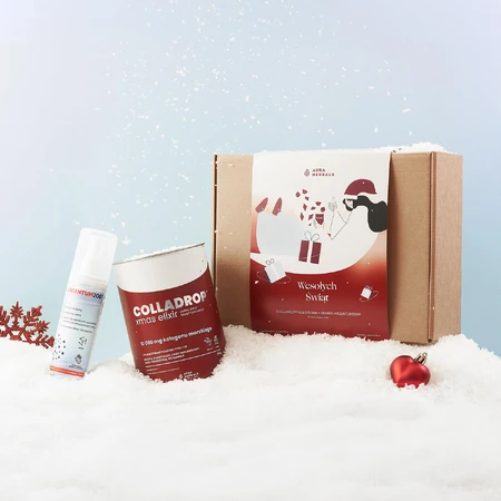 Kit Aura Herbals, élixir de Noël Colladrop, 333 g + Silver Argentum200, 150 ml