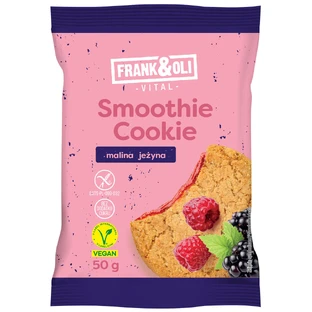 Frank&Oli Smoothie Cookie, soft cookie, raspberry and blackberry, 50 g