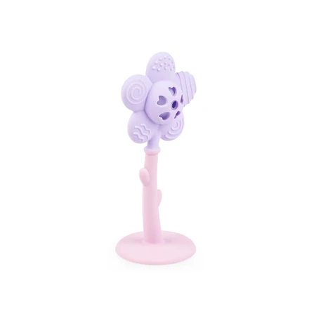 Dumel GiliGums, mordedor, Flor alegre, morado, a partir de 3 meses, 1 pieza