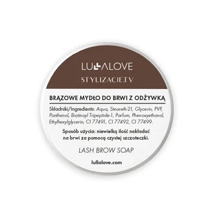Lullalove, braune Augenbrauen-Styling-Seife, 30 ml