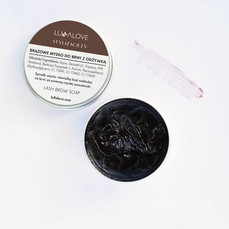 Lullalove, braune Augenbrauen-Styling-Seife, 30 ml