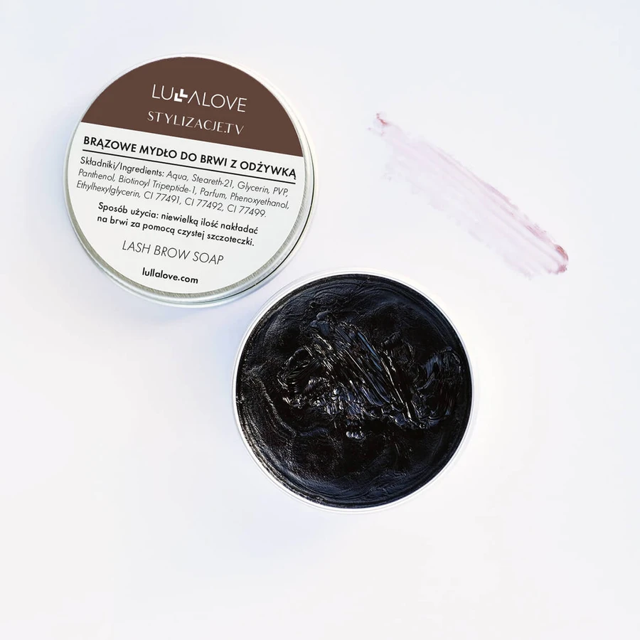 Lullalove, braune Augenbrauen-Styling-Seife, 30 ml