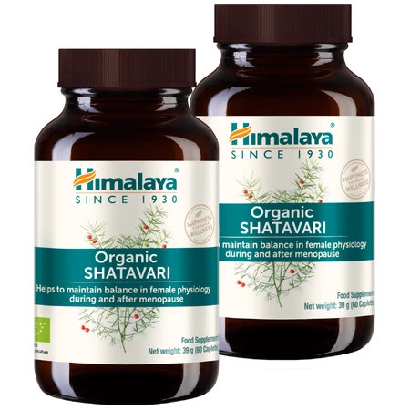 Himalaya Organic Shatavari set, 2 x 60 comprimidos
