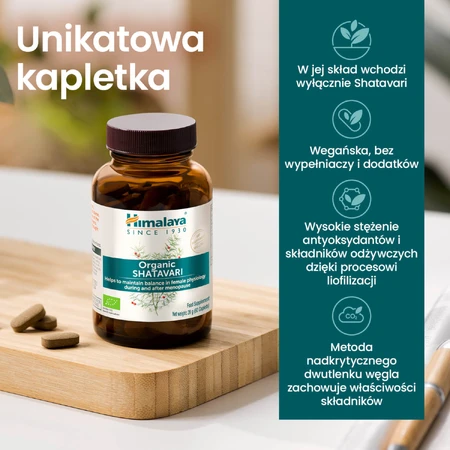 Himalaya Organic Shatavari set, 2 x 60 comprimidos