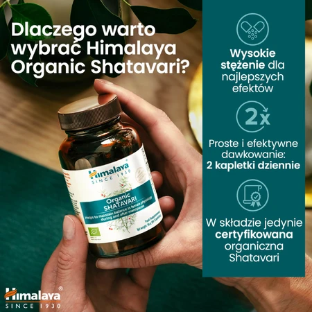 Himalaya Organic Shatavari set, 2 x 60 comprimidos
