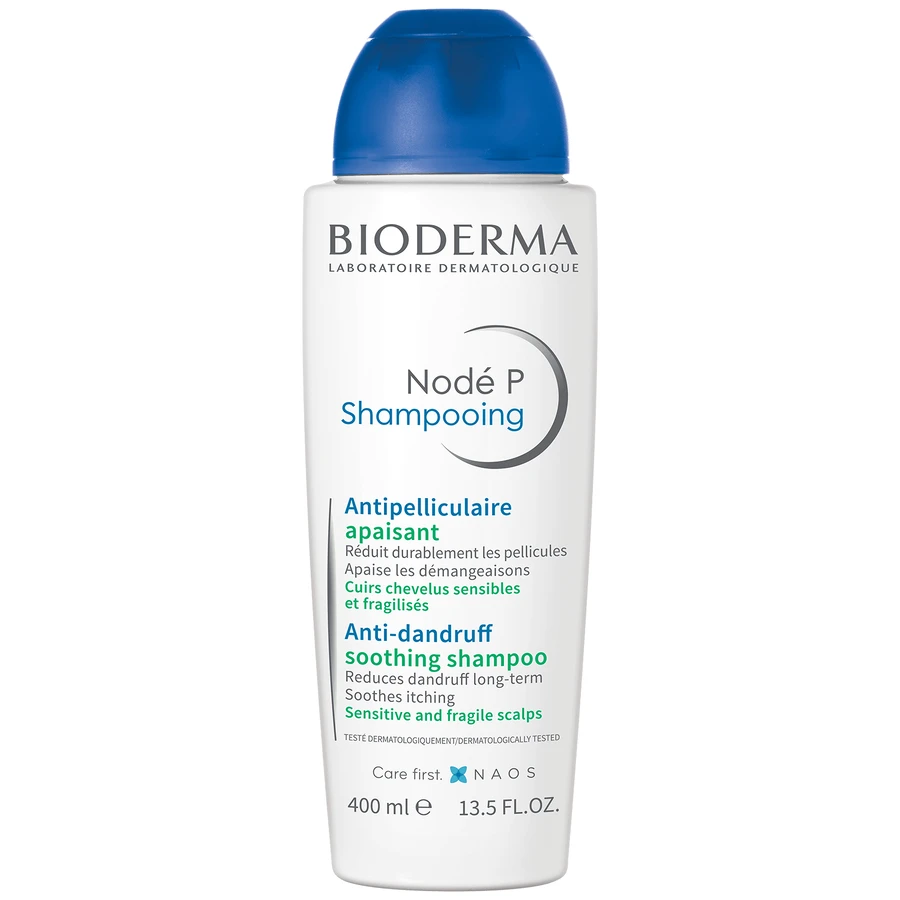 Bioderma Node P Shampooing Apaisant, beruhigendes Anti-Schuppen-Shampoo für empfindliche Kopfhaut, 400 ml