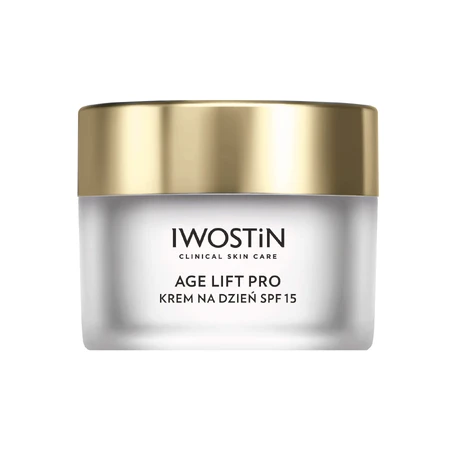 Iwostin Age Lift Pro set, dagcrème, SPF 15, 50 ml + nachtcrème, 50 ml + gratis cosmetisch tasje