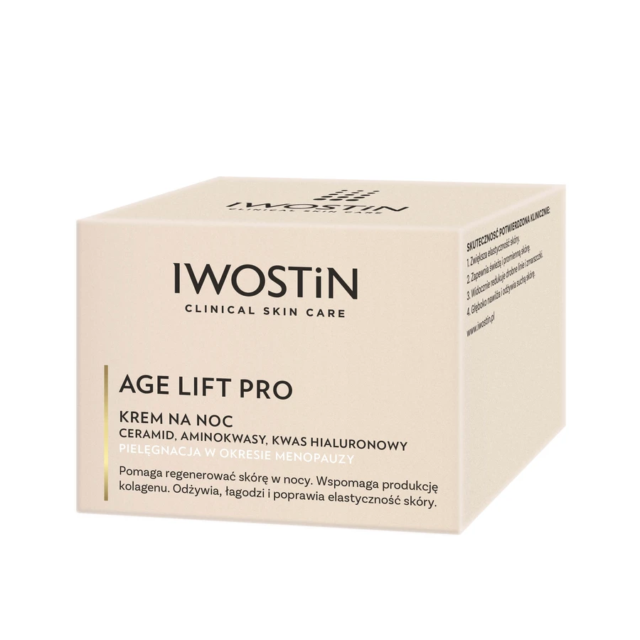 Iwostin Age Lift Pro set, dagcrème, SPF 15, 50 ml + nachtcrème, 50 ml + gratis cosmetisch tasje