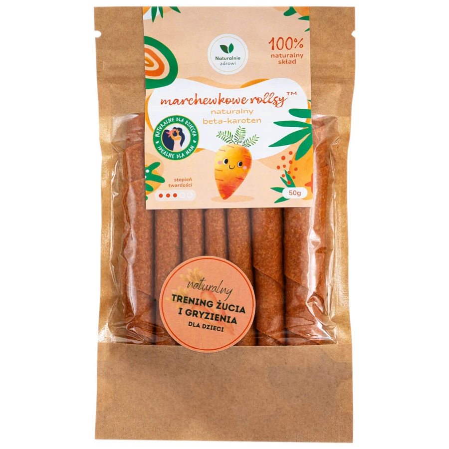 Rouleaux de carottes naturellement sains, 50 g