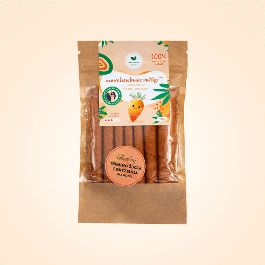 Rouleaux de carottes naturellement sains, 50 g