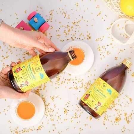 Manufaktura Rodziny Sadowski Miodziś Multivitamin for children and youth with bee pollen, 500 ml