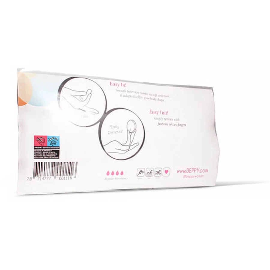 Seppy Tampons Dry, Schwammtampons ohne Schnüre, 4 Stück
