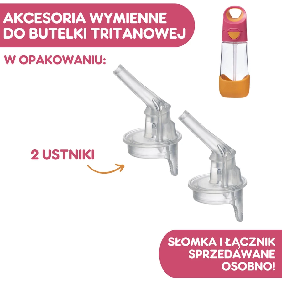 B.Box, Ersatzmundstücke für Tritanflasche, 2 Stück