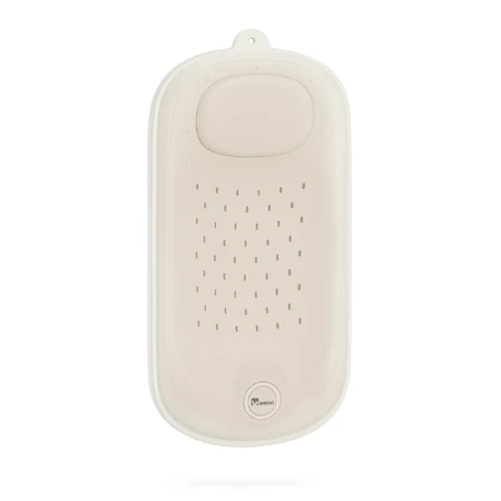 Momini BathBuddy, soporte de baño plegable para bebés, beige
